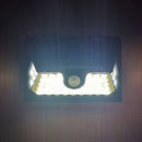 Waterproof 300LM 58LED 3 Mode Garden Fence Lamp Solar Motion Sensor Wall Light