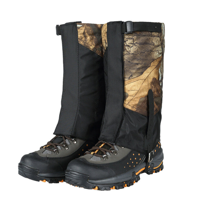 2x Leg Gaiters Leggings Cover for Fishing Skiing Snowboarding Hiking Camping