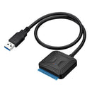 USB 3.0 to 2.5 3.5 inch SATA III Hard Drive Cable 0.5m for Data Transfer