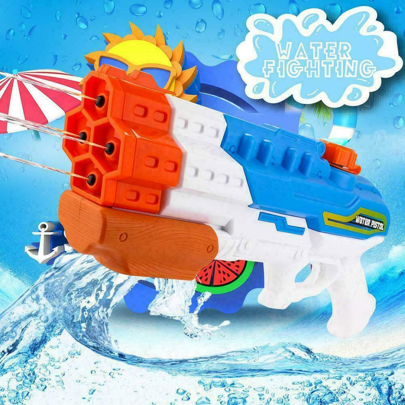 Giant 17.3In Water Gun Super Pump Action Cannon Shooter Drench Pistol Soake O7O6