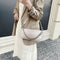 Women Chain Leather Underarm Shoulder Handbags (Alligator Pattern Khaki)