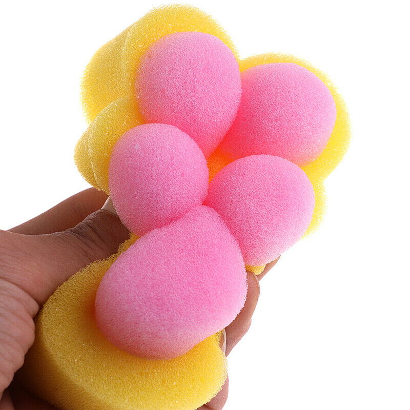 3pcs/set Cute Fruit Shaped Bath Sponge For Body Cleaning Lovely Baby Body Sp Gw