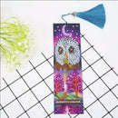 Tassel Leather Special Shaped DIY Diamond Painting Bookmark Art Craft Decor