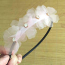 100pcs Chiffon Flower Fabric Embellishment for Headwear Hair Accessories