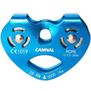 Camnal Outdoor Double Shaft Double Pulley Block Climbing Crossing Cable Cab
