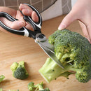 8 Inch Kitchen Shears with Blade Cover, Stainless Steel Scissors for Herbs,