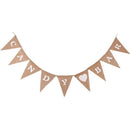 rustic hessian burlap candy bar sign bunting banner wedding reception party ME