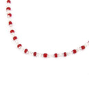 Red Glass Beads Glasses Sunglasses Spectacles Chain Cord Holder