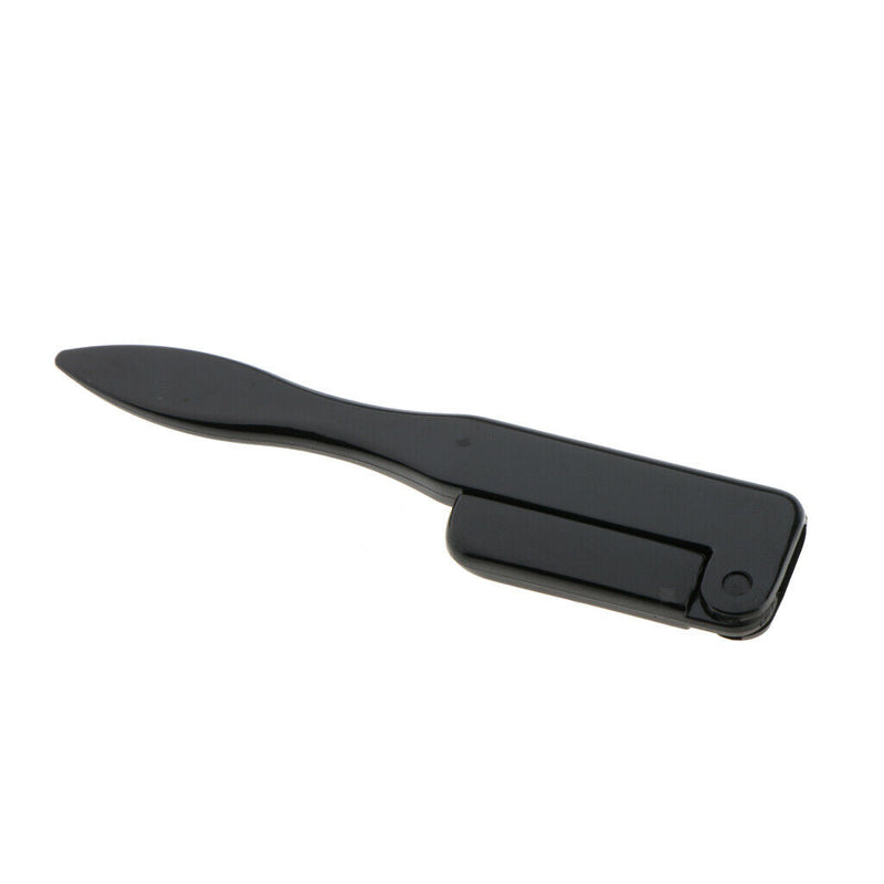 Professional Portable Folding Eyelash Eyebrow Comb Stainless Steel Teeth Makeup