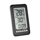 In/Outdoor Digital Wireless Thermometer Weather Station Clock Lcd Celsius / N7V8