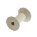 10PCs Empty Wooden Bobbin Spools For Thread Wire Needlework 47mmx31mmME