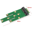 mSATA Mini PCI-E 3.0 SSD to NGFF M.2 B-Key SATA Adapter Card Converter