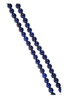 Lapis Lazuli 8mm Round Gem Royal Blue Beads Strand 15"