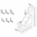 2020 Series Aluminum Profile Connector Set, 20pcs Corner Bracket,40pcs M5 x