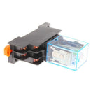 Dc24V Coil Power Relay 10A Dpdt Ly2Nj Hh62P-L Jqx-13F-2Z With Ptf08A Socket F4O3