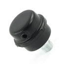 Compressor 20 mm diameter male screw intake silencer air, black E1S4