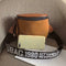 Fashion Crossbody Bag Women PU Leather Shoulder Saddle Bags (Light Brown)