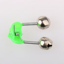 30 Pieces LED Light Bite Dual Alert Twin Alarm Bells  Fishing