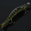 5 inch/ 12, 5cm 20g alive realistic  fishing lure multi articulated 8-segemeU7S6