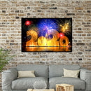 Paper Puzzles Jigsaw 1000pcs Water Fireworks Educational Assemble DIY Toys