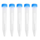5 pcs 15 ml Plastic Measuring Cylinders Centrifuge Tubes Labortest with cap