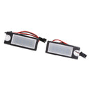 2 Pieces DC 12V 18LED License Plate Lights for Volvo V70 XC70 S60 S80 XC90