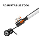 Portable Aluminum Alloy Retractable Extension Pole for Grass Trimming Tool A