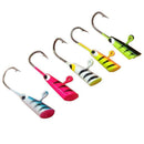 5Pcs/Pack 1.8G 29Mm Fishing Jig Head Hook Hard Bait Metal + lead Lures Ice