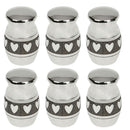 Pieces of 6 Love Heart Around Jar Pet Ashes Holder Cremation Memorial Keepsake