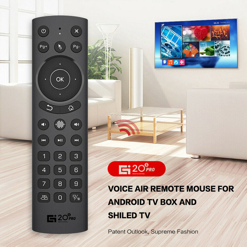 G20S PRO 2.4G Wireless Voice Fly Mouse Remote for PC Smart TV Set Top Box