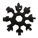 Multi-tool card combination Compact portable outdoor products Snowflake too