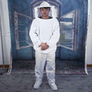 Beekeeping Jacket Veil Set Anti-bee Protective Safety Clothing Smock