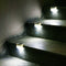 4pcs LED Outdoor Solar Wall Stair Light IP65 Porch Garden Lamp (Cold White)