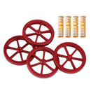 Set Of 4 Hand  Leveling Nut With Hot Bed Die Springs For