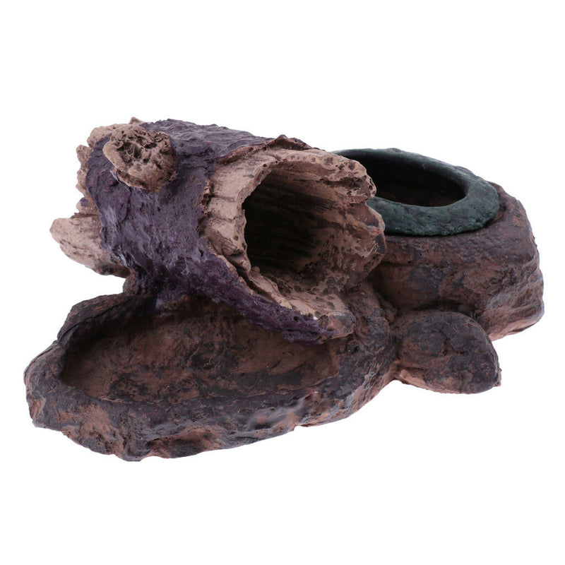 Landscape Decoration Reptile Turtle Water Dish Lizard Food Bowl