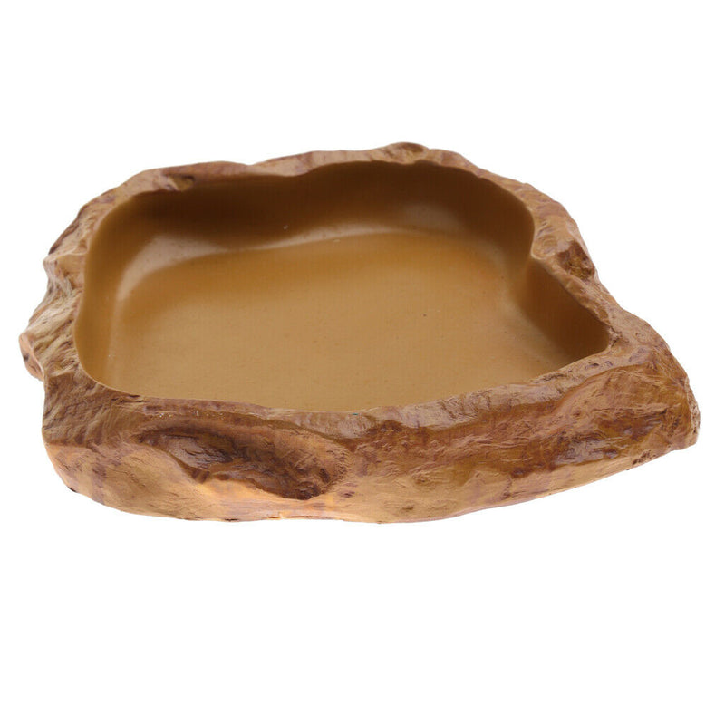 Reptile Water Drinker Dispenser Food Bowl