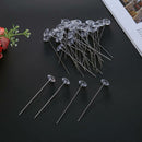 50pcs Rhinestone Head Pins DIY Sew Straight Dressmaking Fixing Needles Tool