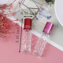 10 ML Clear Glass Roll On Bottles Empty Essential Oil Perfume Lip Balms Bot Ew