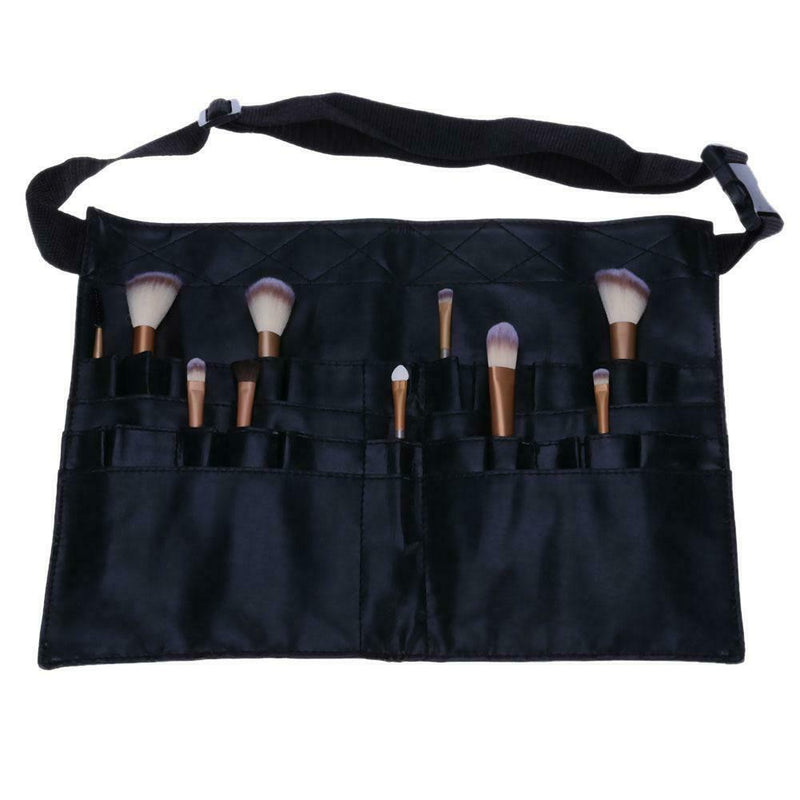 Makeup-brush Bag Black Apron Belt Professional PVC Makeup Tool Case Bag A