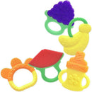 Silicone Baby Teething Toys 5 Pack - BPA Natural Organic Freezer Safe Teeth