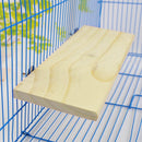 Parrots Pets Bird Wooden Hanging Stand Perch Platform Cockatiel Funny Toys P0F5