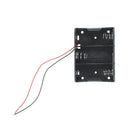 Black Plastic Battery Holder Case 2 Pcs for 3 x C 1.5V Batteries T5R9