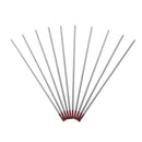 10Pcs Red Color Code 2.4x150 Thorium Tungsten Electrode Head Tungsten Needl