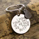 Engraved Pendants I Love You Key Chain Key Ring Jewelry Valentines day gi Ws Gn