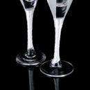 2Pc/Set Creative Gift Bridal and Groom Champagne Flutes Wedding Glasses Set