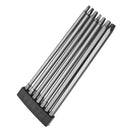 7pcs Square Driver Bit S2 Steel Hex Shank Magnetic Screwdriver Bits Set