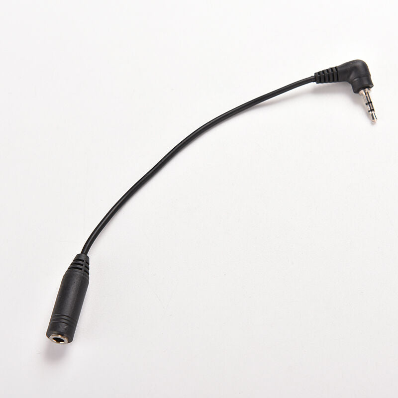 2.5mm Male Plug to 3.5mm Female Jack Stereo AUX Audio TRS Adapter ConverterJ.AU