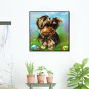 Full Round Drill Picture DIY Costume Dog Diamond Painting Poster (W566)