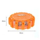 15 LED Car Emergency Strobe Flashing Warning Light Roof Beacon Road Safety Lamp