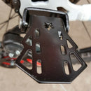 One Pair Metal Mountain Bike Rear Foot Pedal Thicken Bicycle Rear Folding P F4S6
